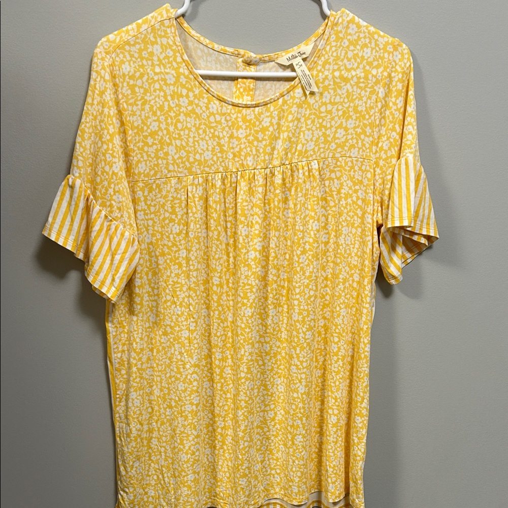 Matilda Jane Yellow and White Floral Blouse